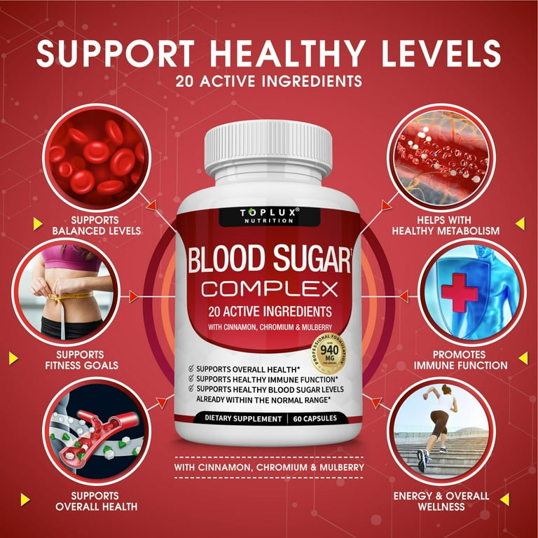 Blood Sugar Balance – 60 Cápsulas para Niveles Saludables de Azúcar en Sangre