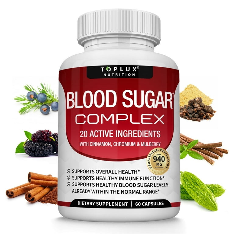 Blood Sugar Balance – 60 Cápsulas para Niveles Saludables de Azúcar en Sangre